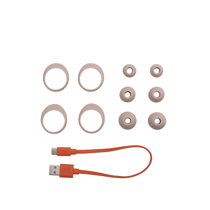 JBL Live Free NC+ TWS - Rose - True wireless Noise Cancelling earbuds - Detailshot 8 image number null